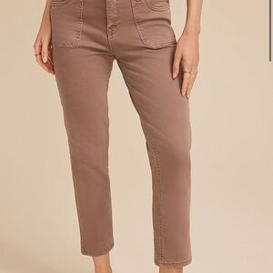 Maurices Tan Ankle Jeans